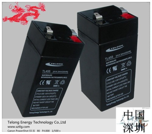4V Electric Toy Battery-Telong 4V5.5ah-Rechargeable Lead Acid Battery