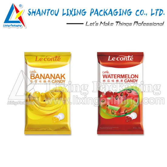 LIXING PACKAGING plastic food bag packaging design heat sealable bag