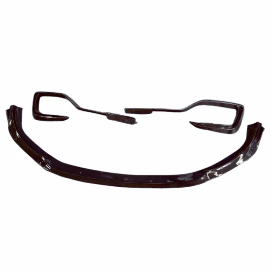 14-17 Maserati Ghiberti Carbon Fiber Front Bumper Edge Kit