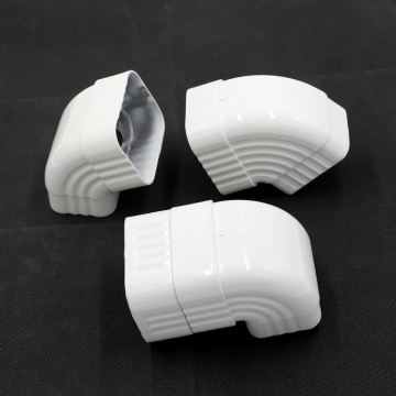 90 Degree 2x3 Downspout Elbow for Rainwater Roof Drainage Systems