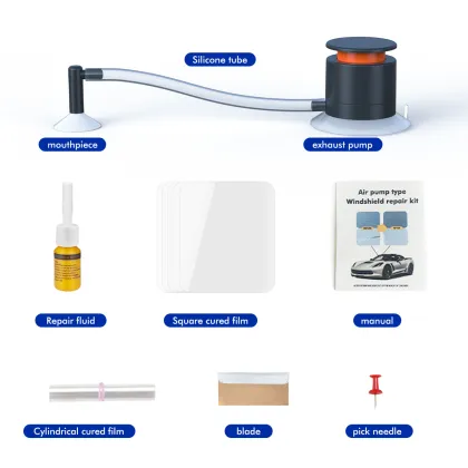 Automobile Glass Repair Fluid and Crack Repair Pump for Windshield
