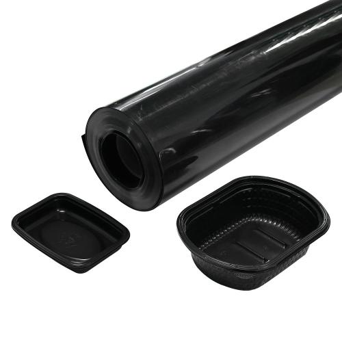 High quality black rigid PP film for food tray