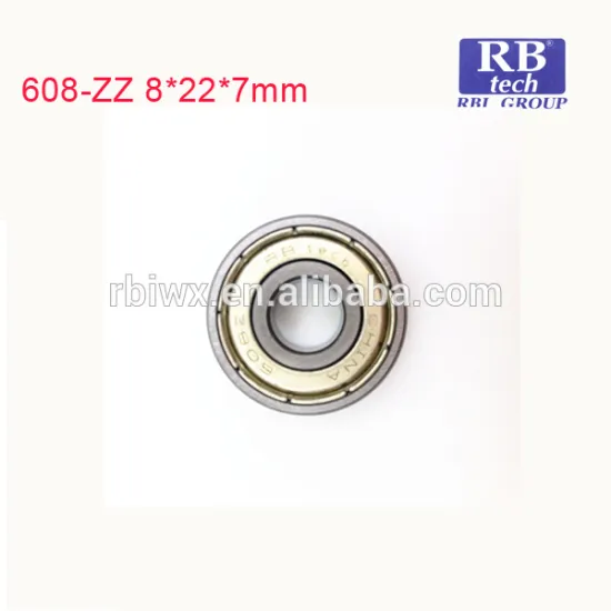 High Precision chorme steel or stainless steel deep groove ball bearing 608-ZZ bearing