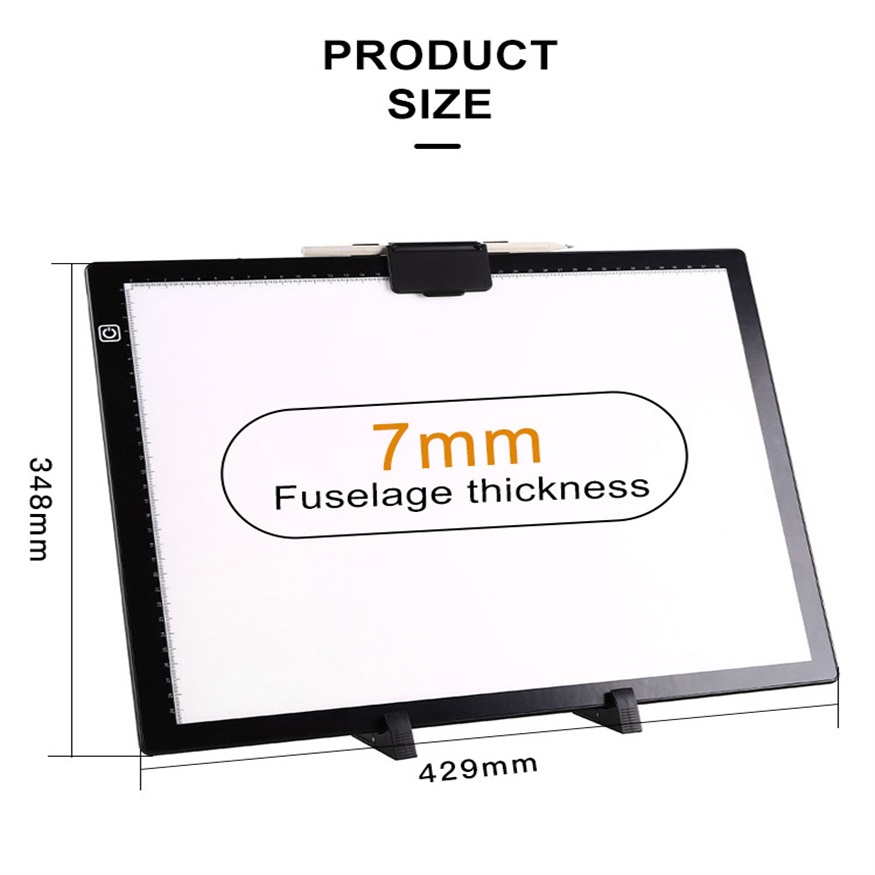 سورون LED Light Box Artist Stencil Board Drawing