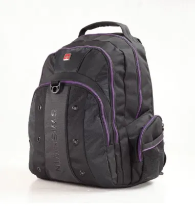 Laptop Backpack Business Travel Bag Black Outdoor