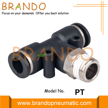 3/8'' 1/2'' Male Branch Tee Pneumatic Hose Fittings