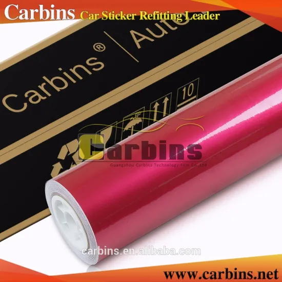 Metallic Pearl Vinyl car wrap new color rose red pinky color close to real paint color