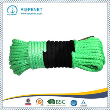 UHMWPE Synthetic Winch Rope with a Hook and Sleeve