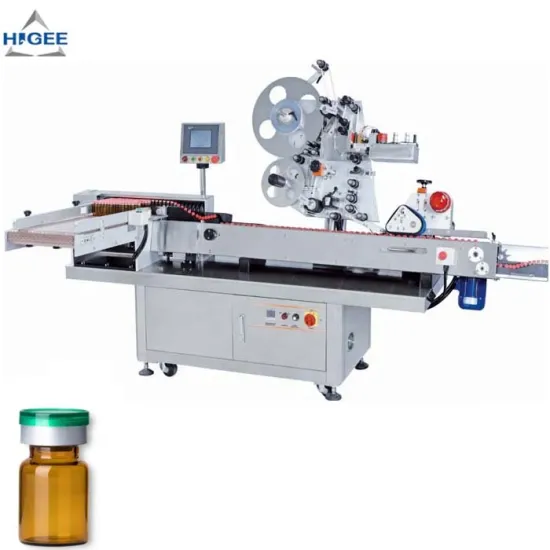 Small Round Bottle Labeling Machine for 10ml Glass Vial and Plastic Tube