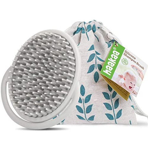 Brosse de shampooing à cheveux en silicone de qualité alimentaire