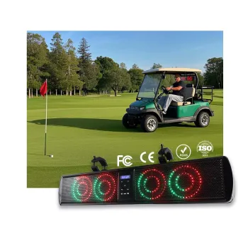 Waterproof Golf Cart Sound Bar with 6 Speakers, Bluetooth, RGB Lighting
