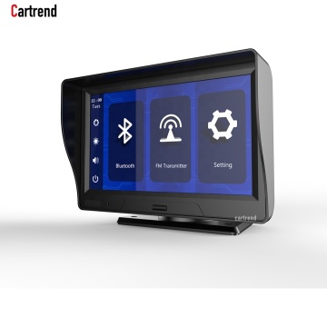 Módulo CarPlay portátil com DVR, came de traço, câmera traseira e navegação GPS
