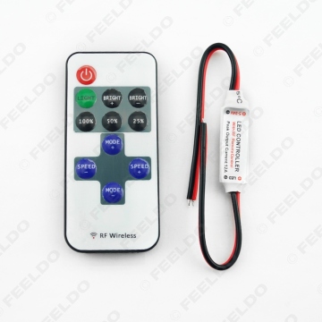 DC 5-24V لون وحدة تحكم عن بعد باهتة لضوء الشريط LED