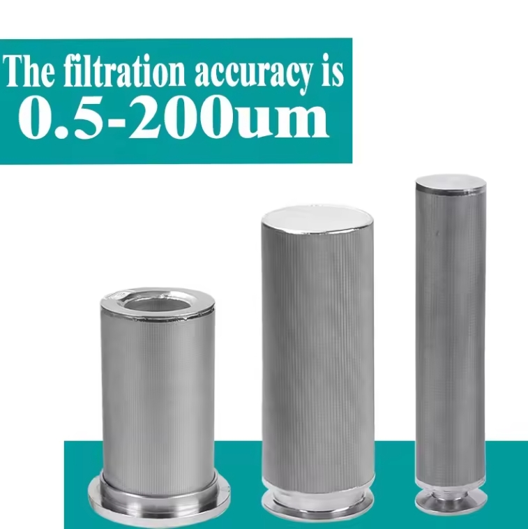 304 316l stainless steel sintered filter mini powder microns porous tube sintered metal filters