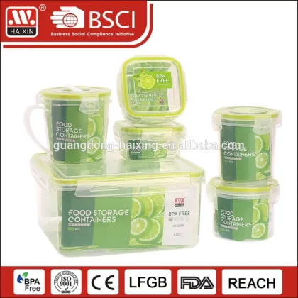 HAIXING wholesale tin lunch hard plastic meal box