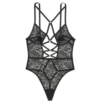 Custom Women Sexy Snake Lace Triangle Lingerie