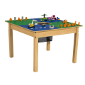 GIBBON legos wooden table, Building Block Table, Craft Table and Sensory Table with Storage legos wooden table