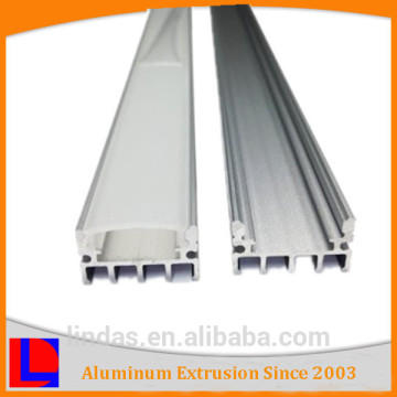 OEM environmental friendly high thermal conductivity sliver anodized 6000 series extrusion aluminium LED-Profile