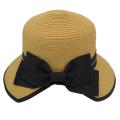 Mesdames Fashion Paille Sun Chat Hat de plage