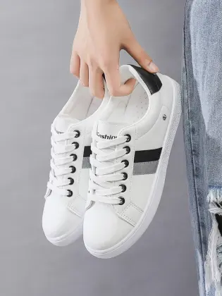 2021 side webbing with rivet design lady shoes