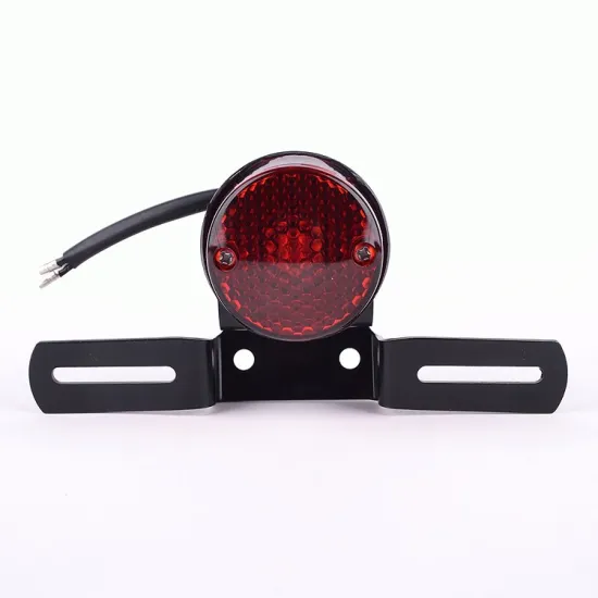 Motorcycle LED Round Tail Light For Harley Turn Signal Lamp 12V