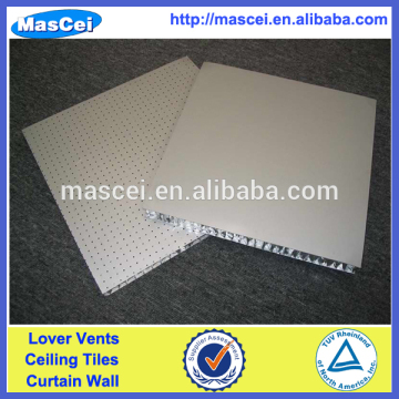 Aluminum honeycomb panels price and perforated honeycomb panel