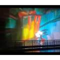Custom laser water screen fountain
