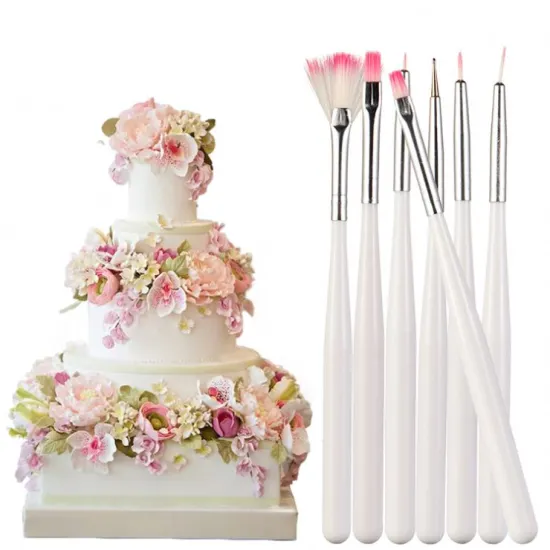 Wedding Decoration Kit: 333 Piece Set with Cake Scraper and Brushes