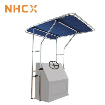 NHCX Large Boat Tent UV Protection Bimini Top for Center Console Boat T-Top