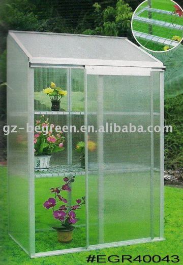 4mm polycarbonate greenhouse, small pc greenhouse, pc glasshouse