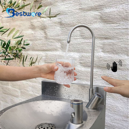 Pull Out Bathroom Faucet Auto Shut Off Touch Faucet Manufactory