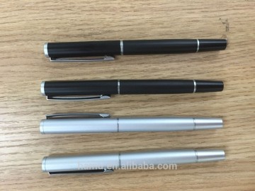 Black or gray heavy metal gel pen for office