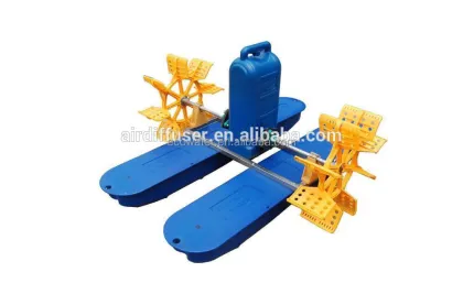 China-Produced Paddle Wheel Fish Pond Aerators and Micro Air Bubble Aerator for Aquaculture, Particularly Shrimp Farm Applications
