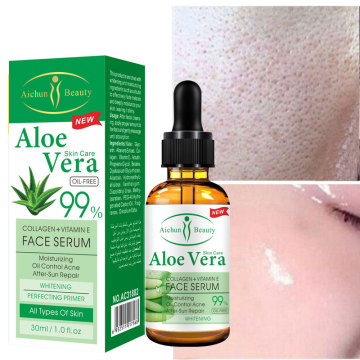 Aloe Vera Gel Pure Hyaluronic Acid Serum Facial Moisturizing Skin Repair Essence Whitening Anti Wrinkle Face Cream