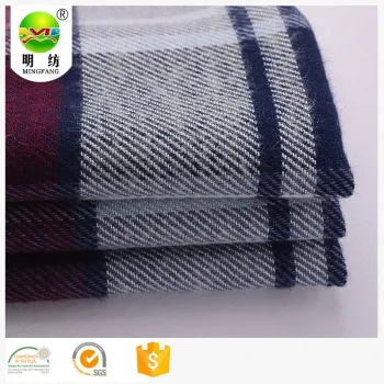 turkish tekstil tela para colchones yarn dyed coton flannel fabric