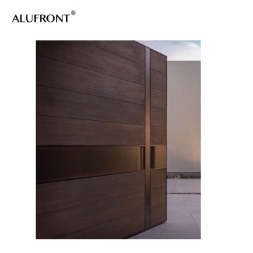 Customized New Zealand Standard Heat Insulation Resistant Aluminium and Timber Hinged Door
