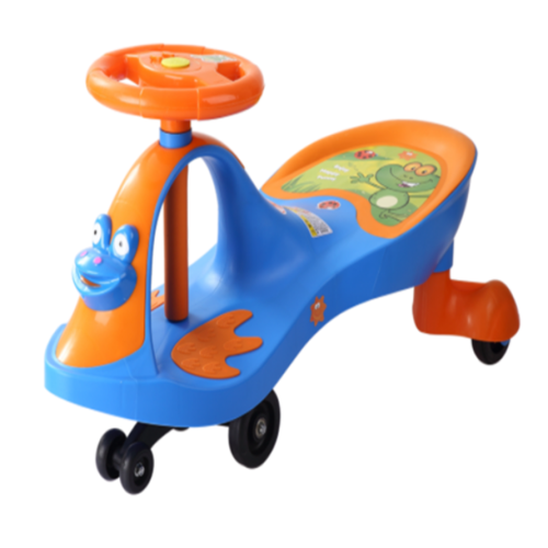 Лягушка Shape Child Swing Car Открытый игрушечный автомобиль