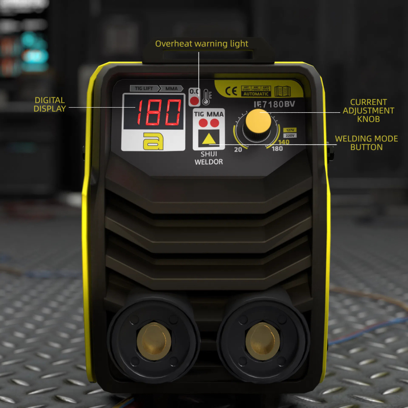 SHIJIWELDOR 180A Mini Stick Welder - Dual Voltage MMA/LIFT-TIG Welding Machine
