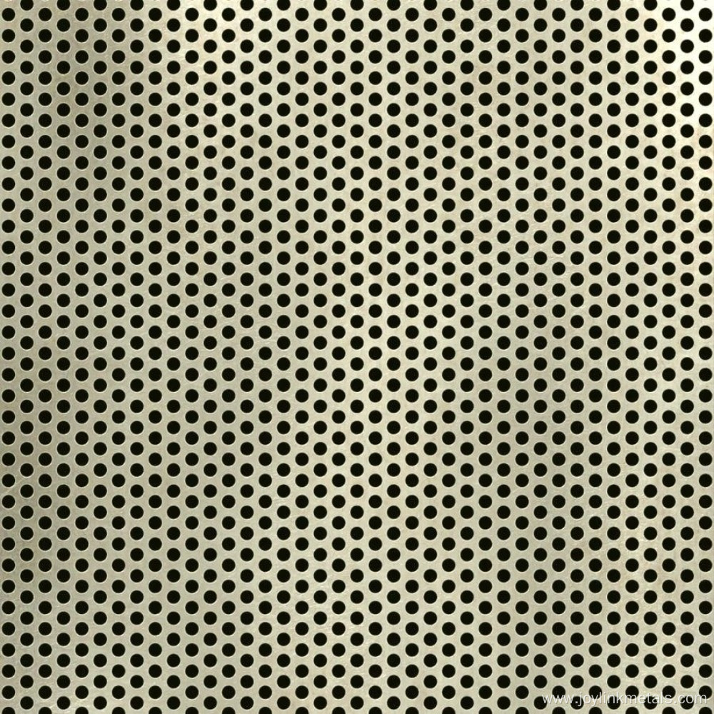 Round Hole Perforated Metal