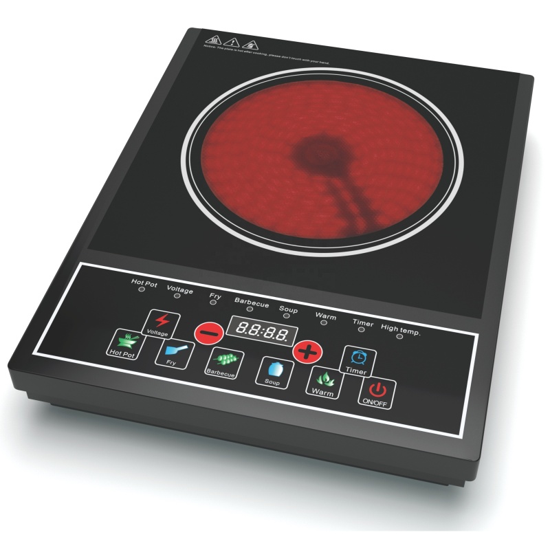 New Original Oem Ceramic 2000W/220V CE CB Single Burner Hot PlateTabletop Electric Infrared Cooktop Wok