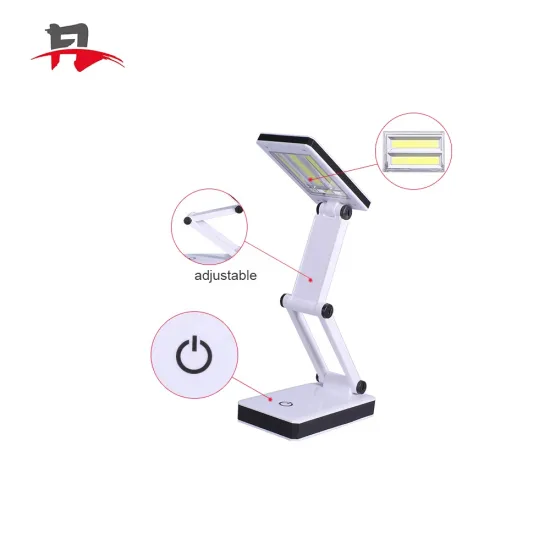 Hot Sale: Rechargeable 2COB LED Foldable Table Lamp with Dimmable Function - Perfect for Night Reading