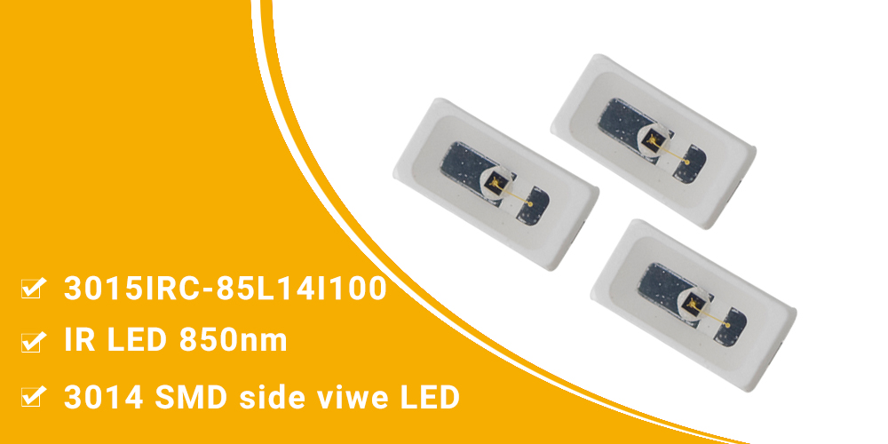 3015IRC-85L14I100 Side View Emitting LED IR LED 850nm LED Infrared LED