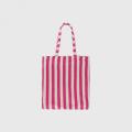 Striped Tote Beach Bags für Frauen