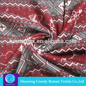 Cartoon flannelette double-sided weft knit fabric for children
