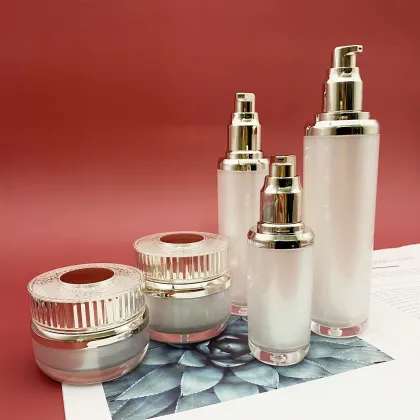 Facial Eye Skincare Serum Essence Cream Set - Refillable Bottles, 100g, On Sale