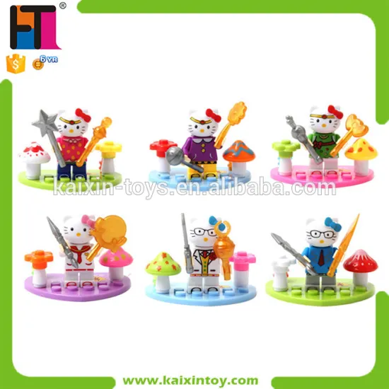 Plastic Girls Lovely Cartoon Mini Figure