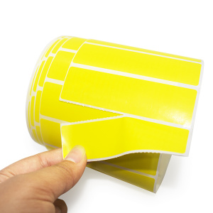 colorful semi glossy label sticker