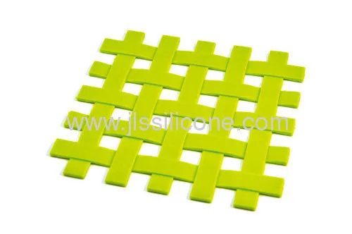Silicone Kitchen Tool Anti Slip Silicone Crossed Mat 