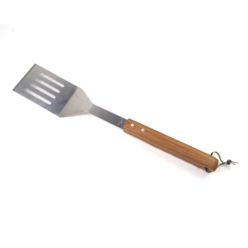 Stainless steel slotted turner and fork