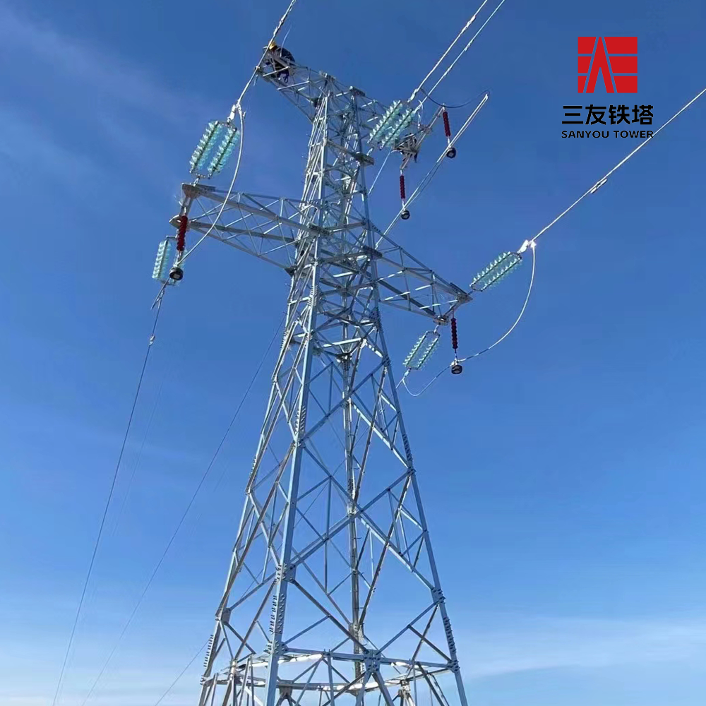 Durable Angle Steel Tower for Structural Support